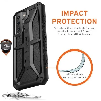 Uag Samsung Galaxy S21 Plus Monarch Case - Black